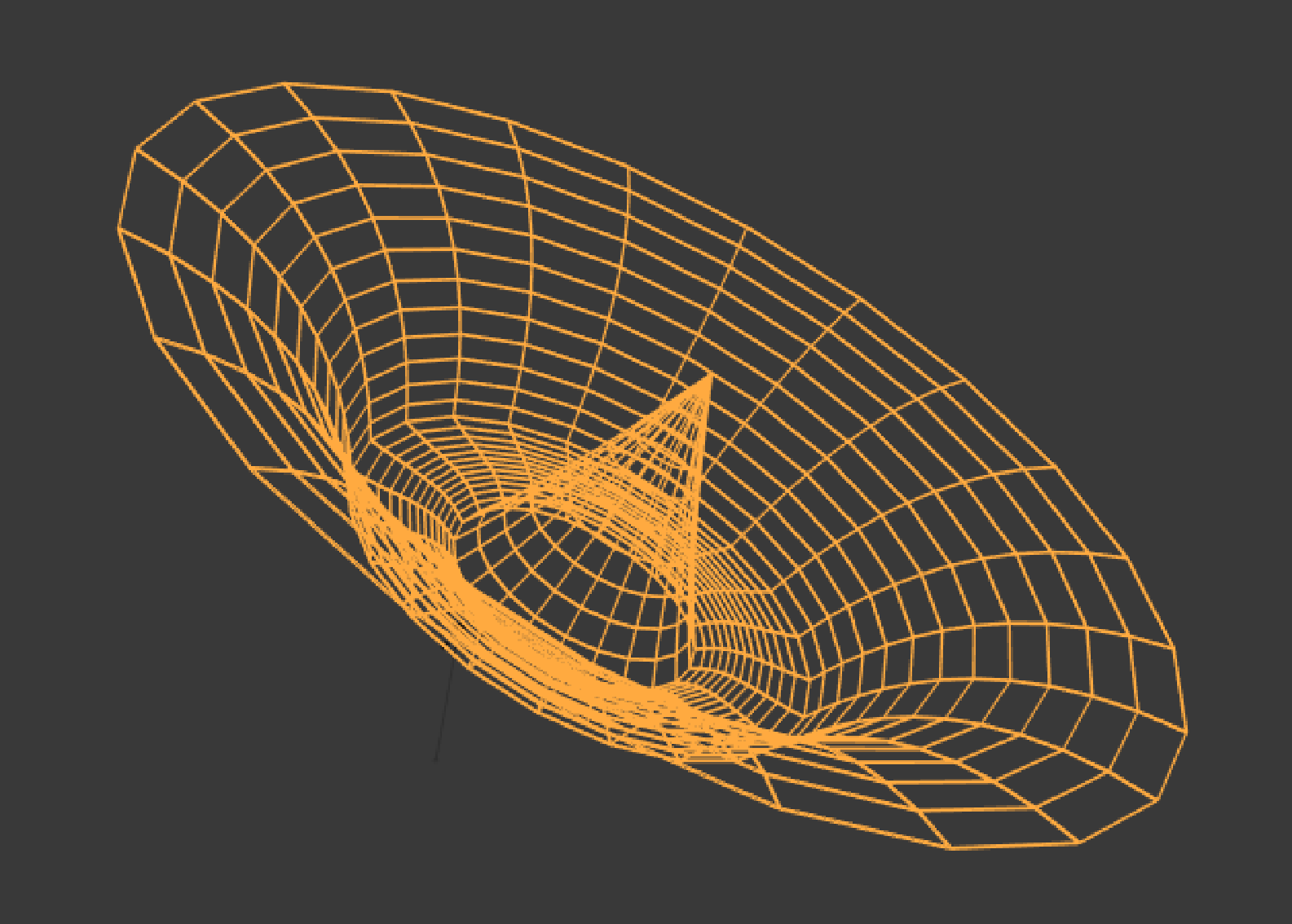 3d sombrero gravity well